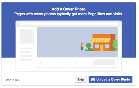 how to add a cover photo to your Facebook page