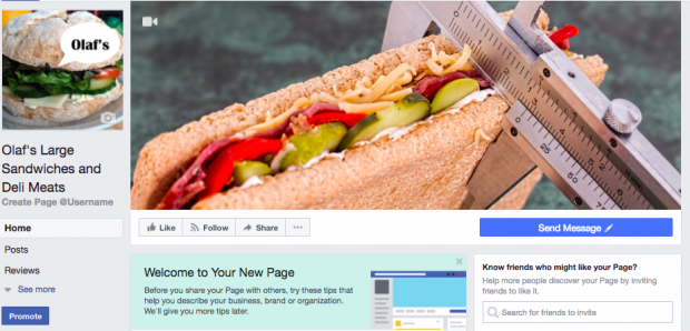 Explore your new Facebook Page